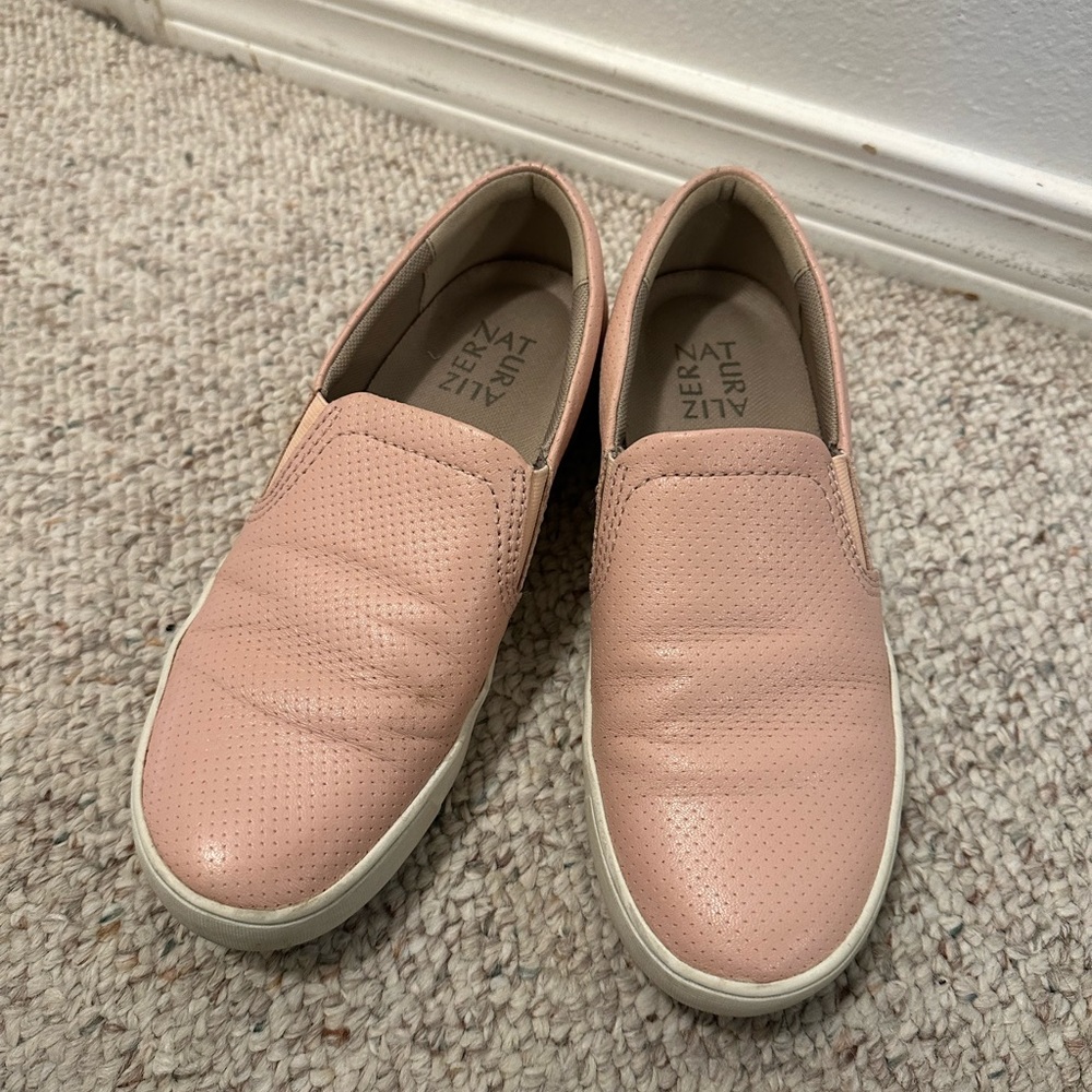 Naturalizer Pink Leather Sneakers